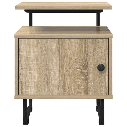 vidaXL Bedside Cabinet Sonoma Oak 40 x 36.5 x 50 cm Engineered Wood