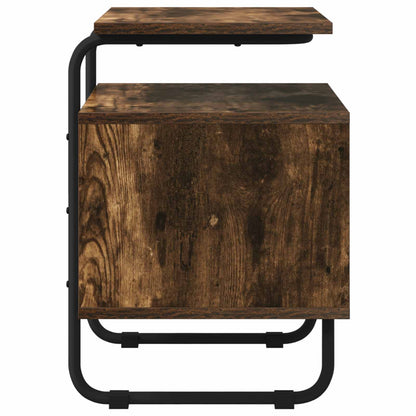 vidaXL Bedside Cabinet Smoked Oak 40 x 36.5 x 50 cm Engineered Wood