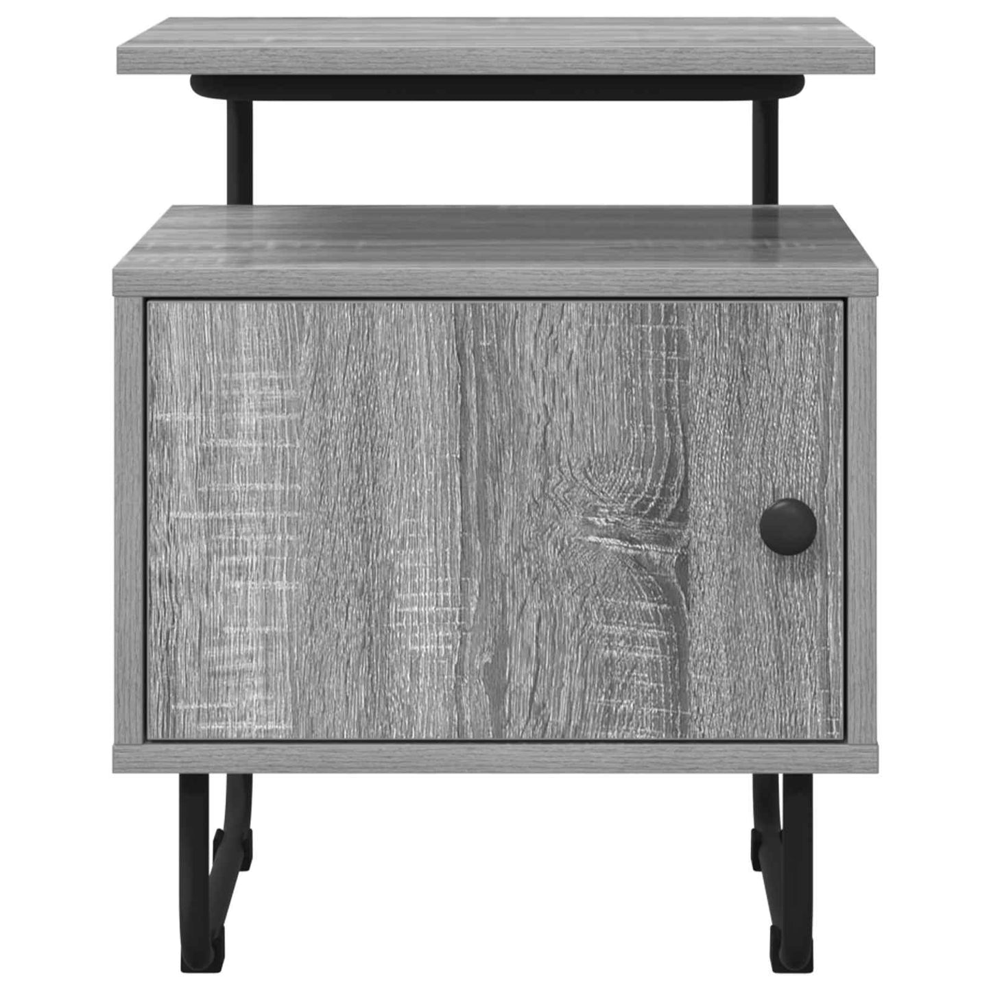 vidaXL Bedside Cabinet Grey Sonoma 40 x 36.5 x 50 cm Engineered Wood