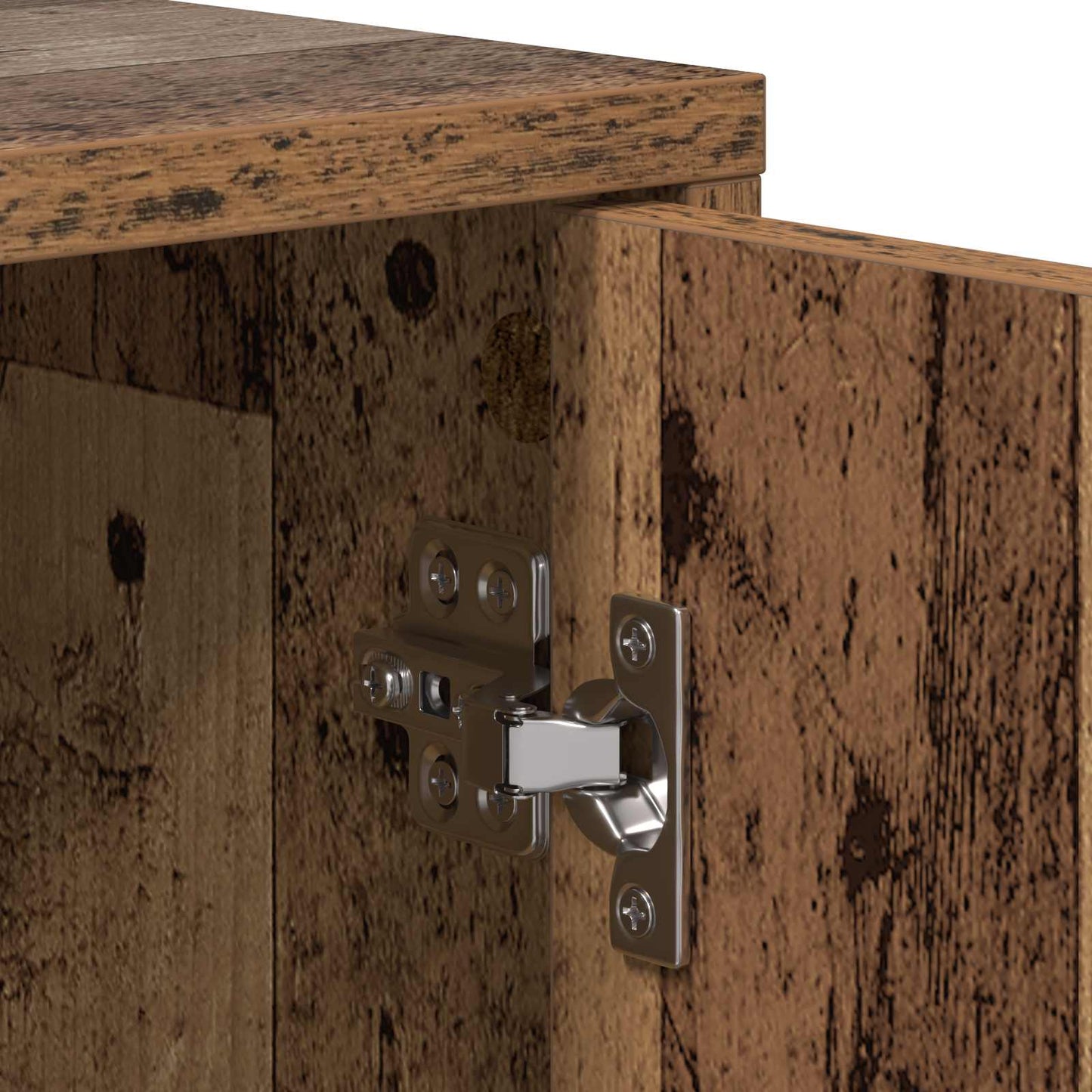 vidaXL Bedside Cabinet 2 pcs Old Wood 40 x 36.5 x 50 cm