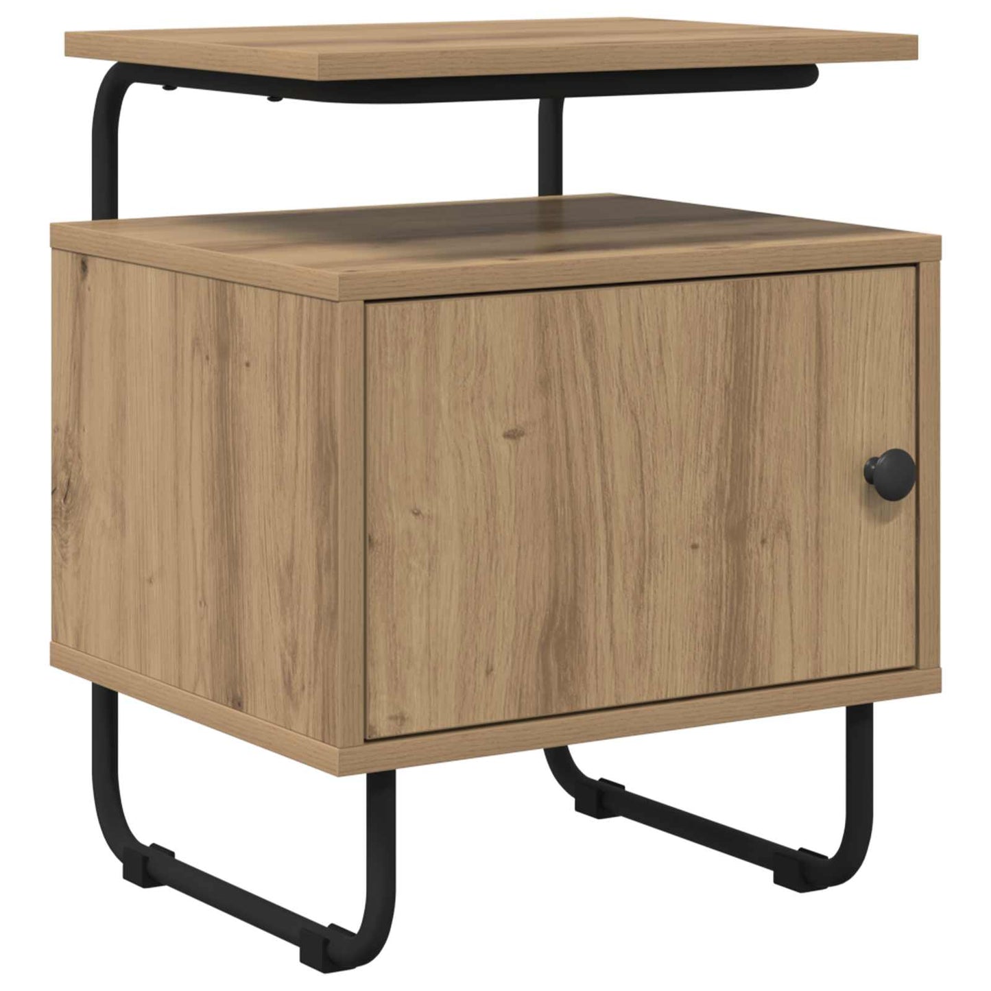vidaXL Bedside Cabinet Artisan Oak 40 x 36.5 x 50 cm Engineered Wood