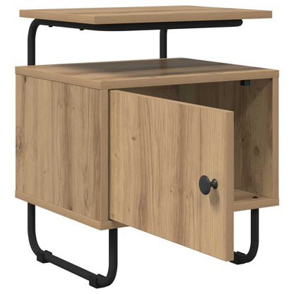 vidaXL Bedside Cabinet Artisan Oak 40 x 36.5 x 50 cm Engineered Wood