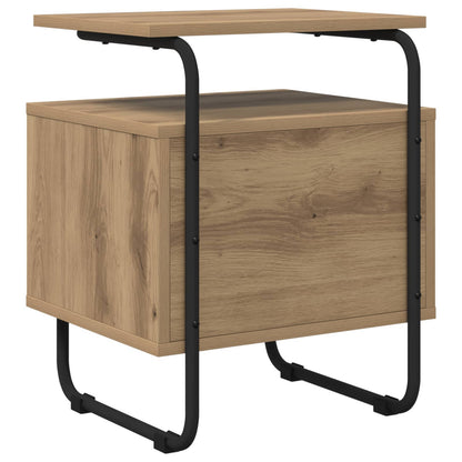 vidaXL Bedside Cabinet Artisan Oak 40 x 36.5 x 50 cm Engineered Wood