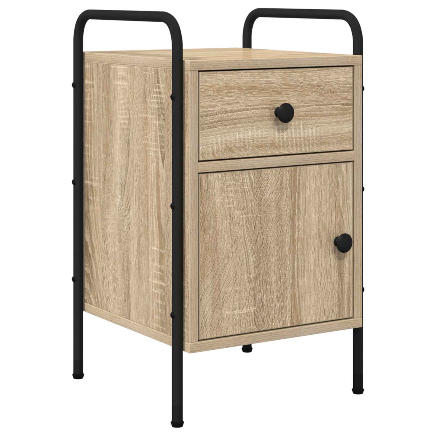 vidaXL Bedside Cabinet 2 pcs Sonoma Oak 35 x 36.5 x 61 cm