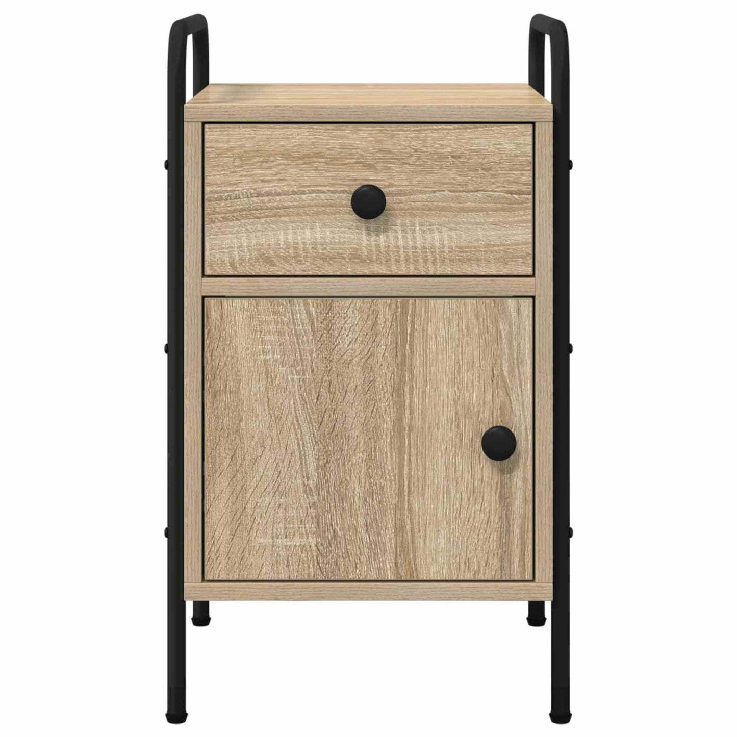 vidaXL Bedside Cabinet 2 pcs Sonoma Oak 35 x 36.5 x 61 cm