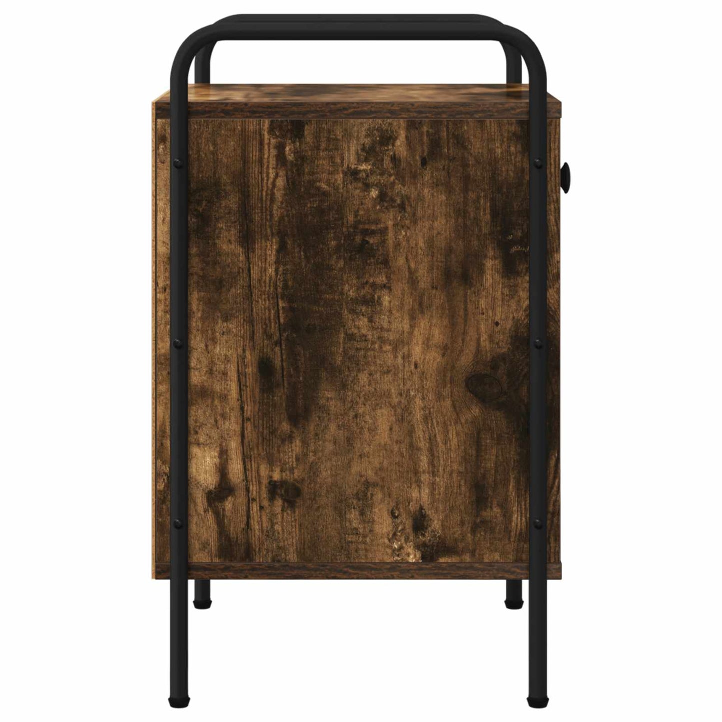 vidaXL Bedside Cabinet Smoked Oak 35 x 36.5 x 61 cm Engineered Wood