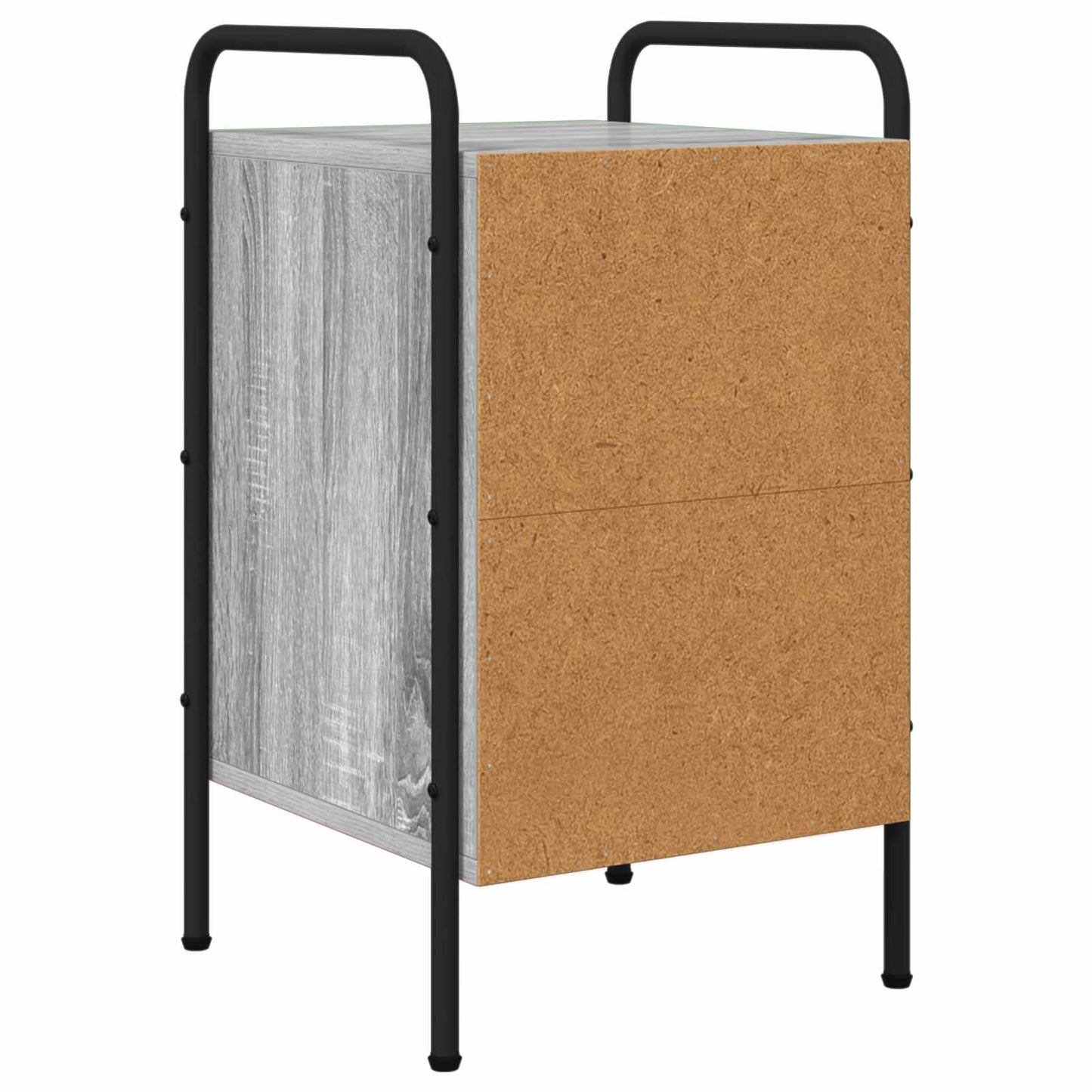 vidaXL Bedside Cabinet Grey Sonoma 35 x 36.5 x 61 cm Engineered Wood