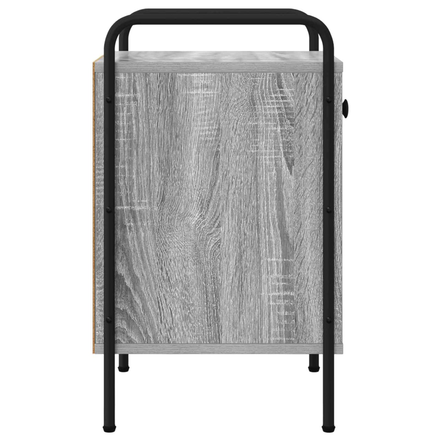vidaXL Bedside Cabinet Grey Sonoma 35 x 36.5 x 61 cm Engineered Wood
