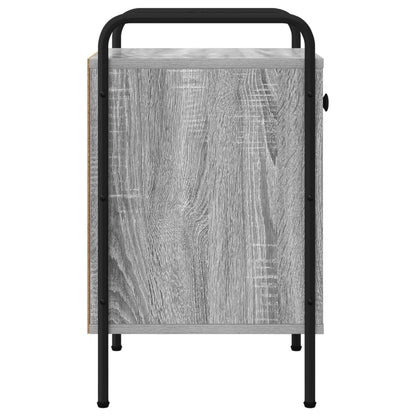 vidaXL Bedside Cabinet 2 pcs Grey Sonoma 35 x 36.5 x 61 cm