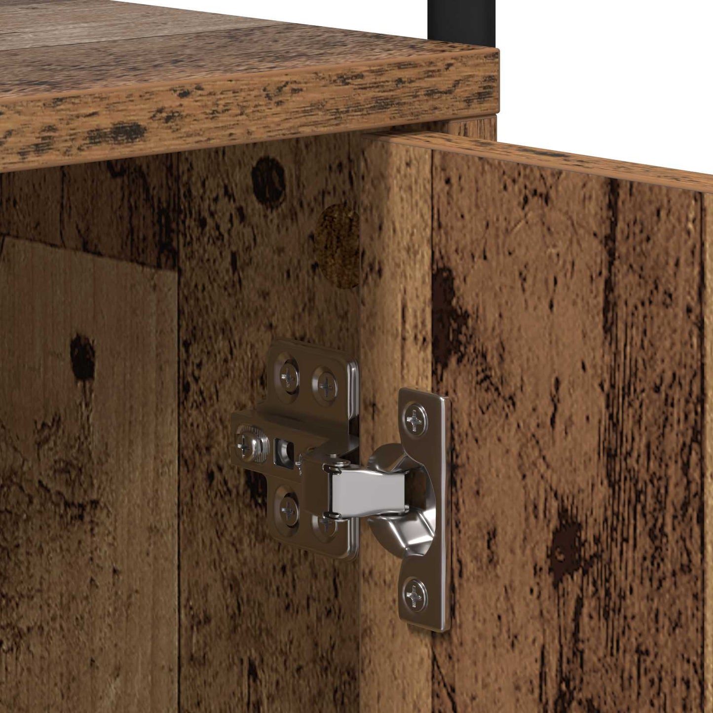 vidaXL Bedside Cabinet Old Wood 35 x 36.5 x 61 cm Engineered Wood