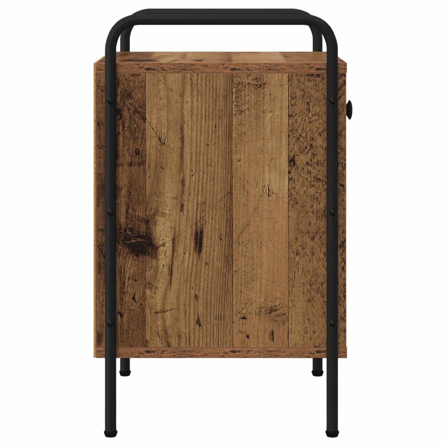 vidaXL Bedside Cabinet 2 pcs Old Wood 35 x 36.5 x 61 cm
