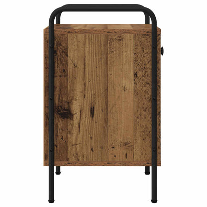 vidaXL Bedside Cabinet 2 pcs Old Wood 35 x 36.5 x 61 cm