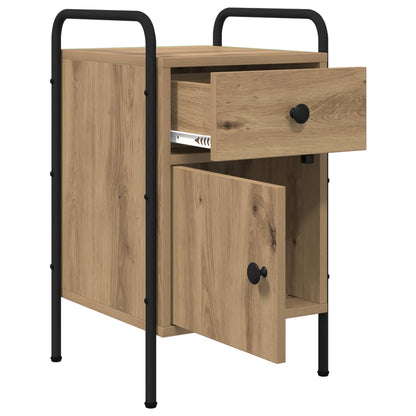 vidaXL Bedside Cabinet 2 pcs Artisan Oak 35 x 36.5 x 61 cm