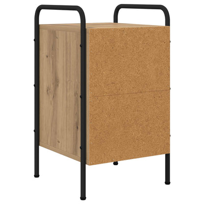 vidaXL Bedside Cabinet 2 pcs Artisan Oak 35 x 36.5 x 61 cm