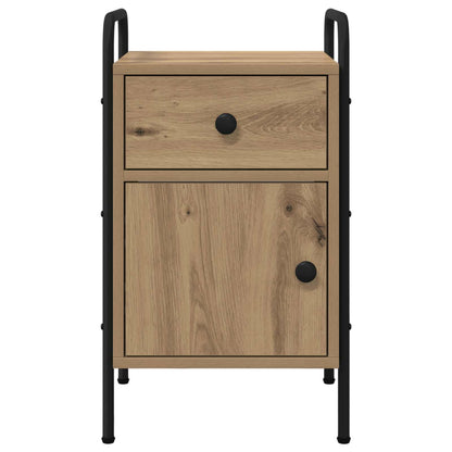 vidaXL Bedside Cabinet 2 pcs Artisan Oak 35 x 36.5 x 61 cm