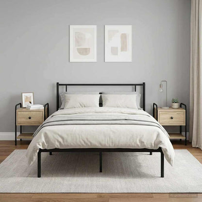 vidaXL Bedside Cabinet 2 pcs Sonoma Oak 35 x 36.5 x 47 cm