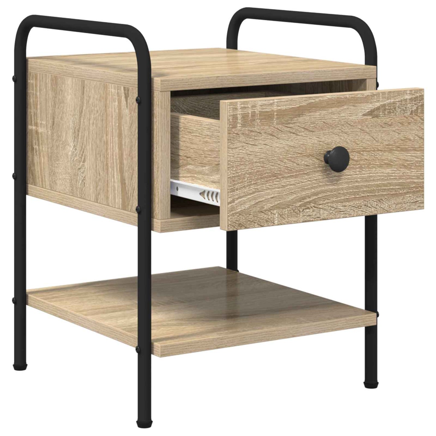 vidaXL Bedside Cabinet 2 pcs Sonoma Oak 35 x 36.5 x 47 cm