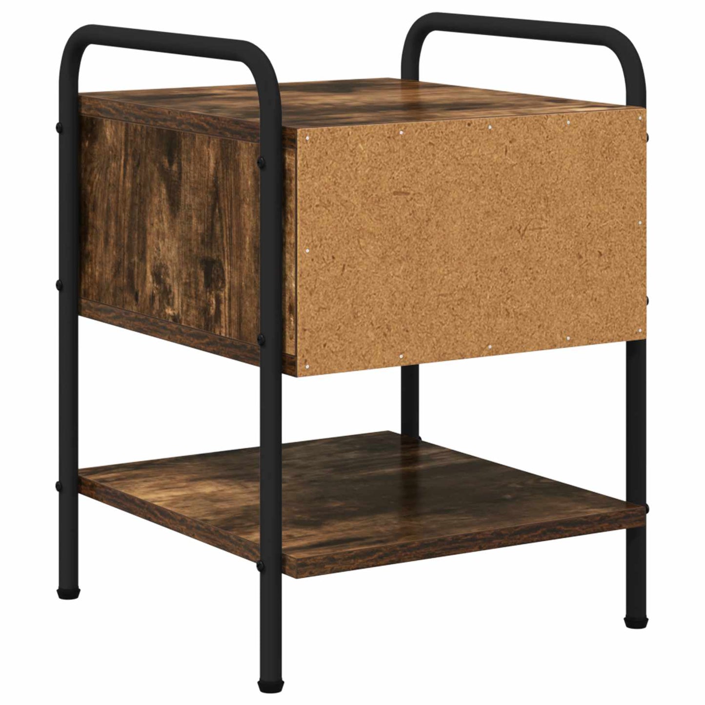 vidaXL Bedside Cabinet 2 pcs Smoked Oak 35 x 36.5 x 47 cm