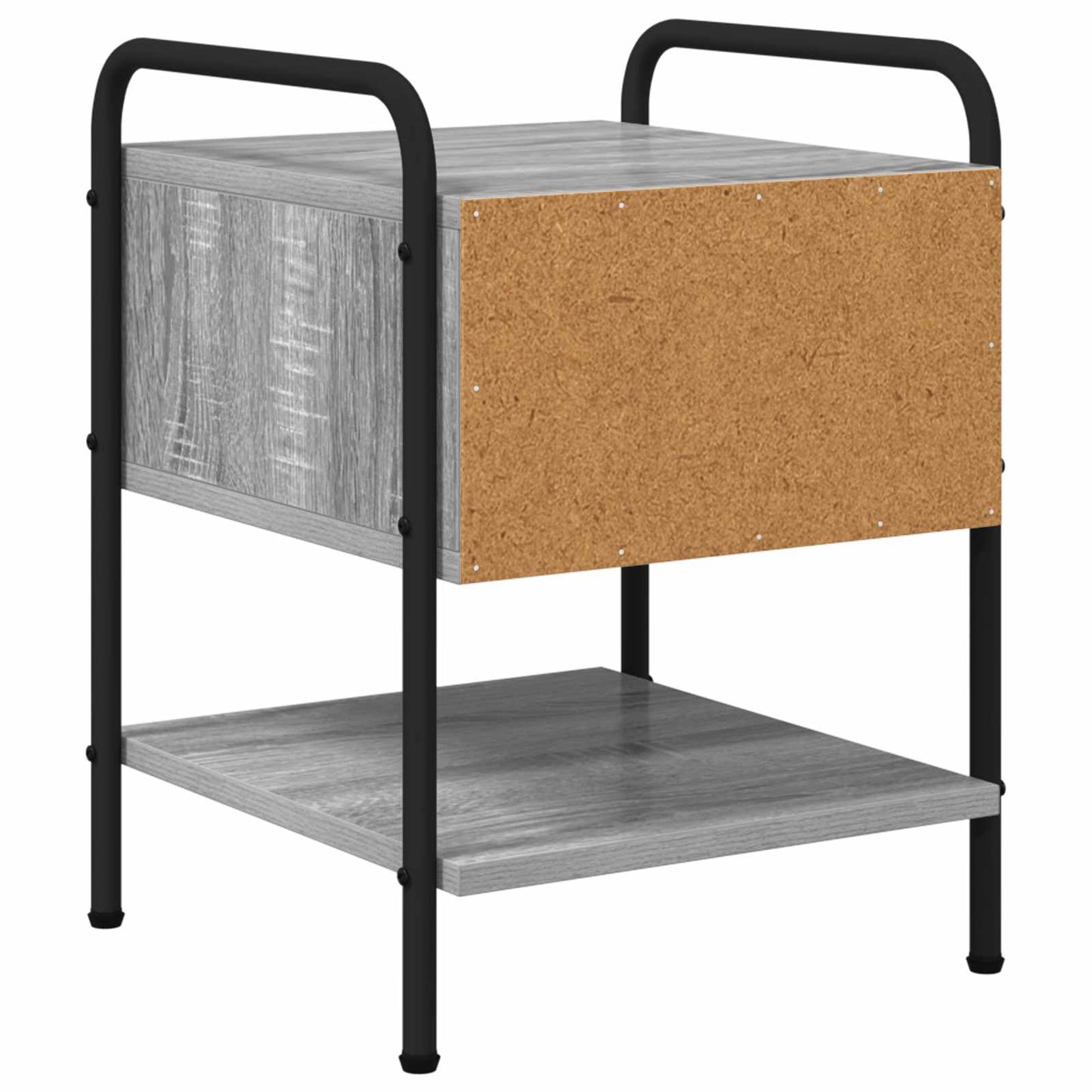 vidaXL Bedside Cabinet Grey Sonoma 35 x 36.5 x 47 cm Engineered Wood