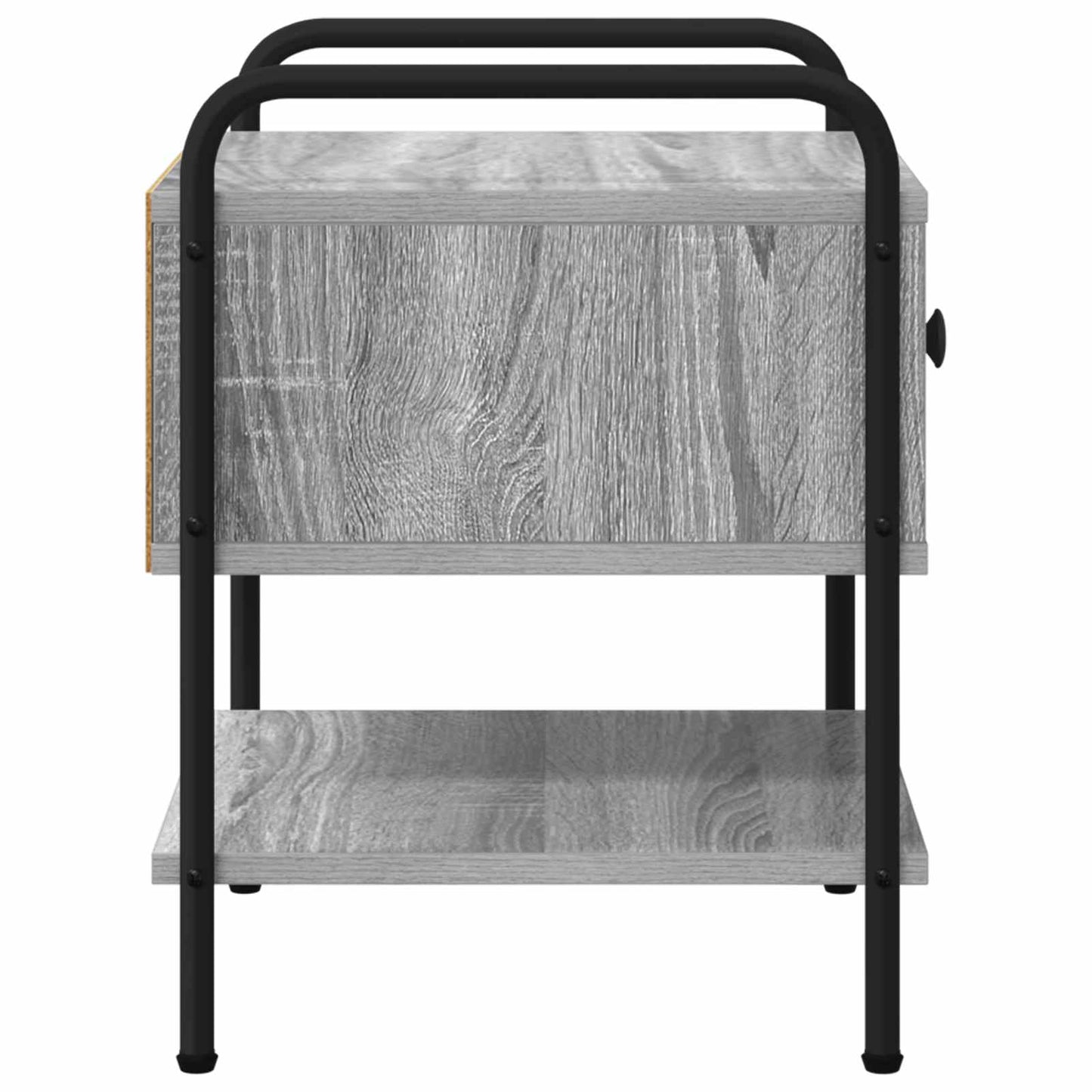 vidaXL Bedside Cabinet 2 pcs Grey Sonoma 35 x 36.5 x 47 cm