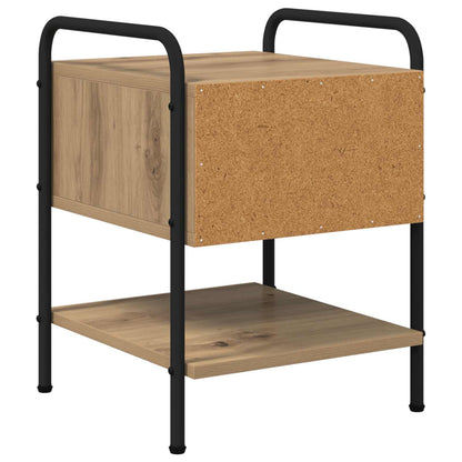 vidaXL Bedside Cabinet Artisan Oak 35 x 36.5 x 47 cm Engineered Wood