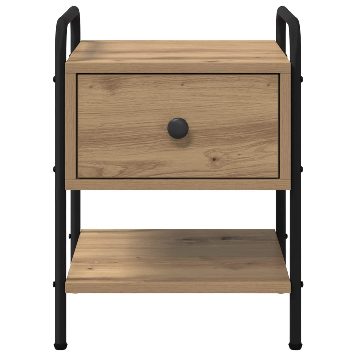 vidaXL Bedside Cabinet 2 pcs Artisan Oak 35 x 36.5 x 47 cm