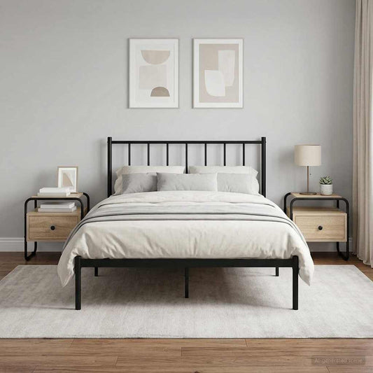 vidaXL Bedside Cabinet 2 pcs Sonoma Oak 40 x 39.5 x 40 cm