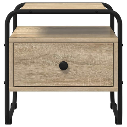 vidaXL Bedside Cabinet 2 pcs Sonoma Oak 40 x 39.5 x 40 cm