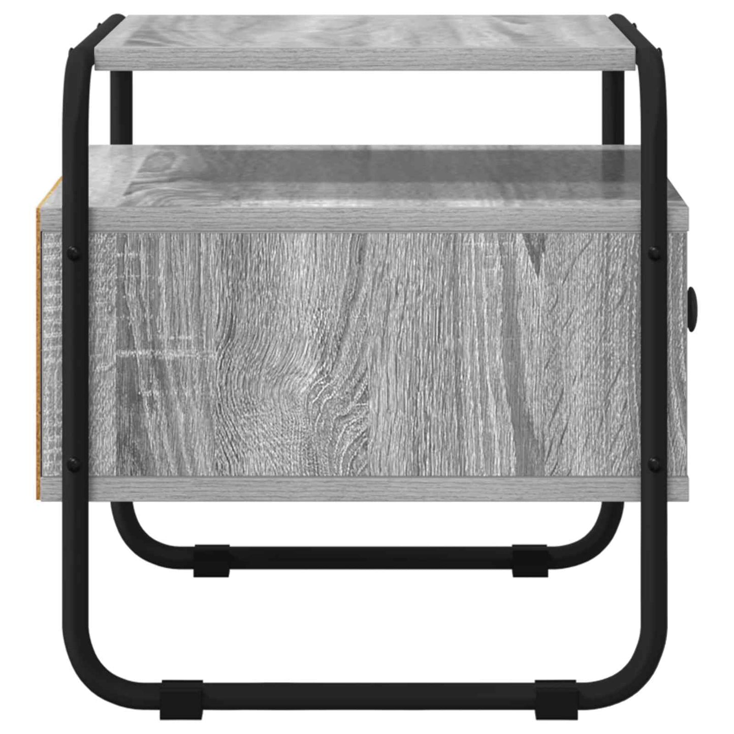 vidaXL Bedside Cabinet Grey Sonoma 40 x 39.5 x 40 cm Engineered Wood