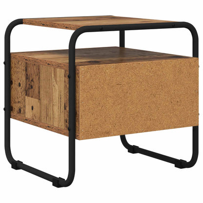 vidaXL Bedside Cabinet 2 pcs Old Wood 40 x 39.5 x 40 cm