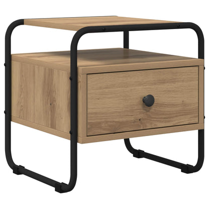 vidaXL Bedside Cabinet Artisan Oak 40 x 39.5 x 40 cm Engineered Wood