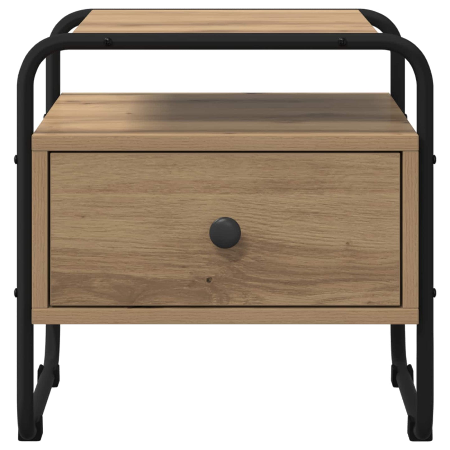 vidaXL Bedside Cabinet Artisan Oak 40 x 39.5 x 40 cm Engineered Wood