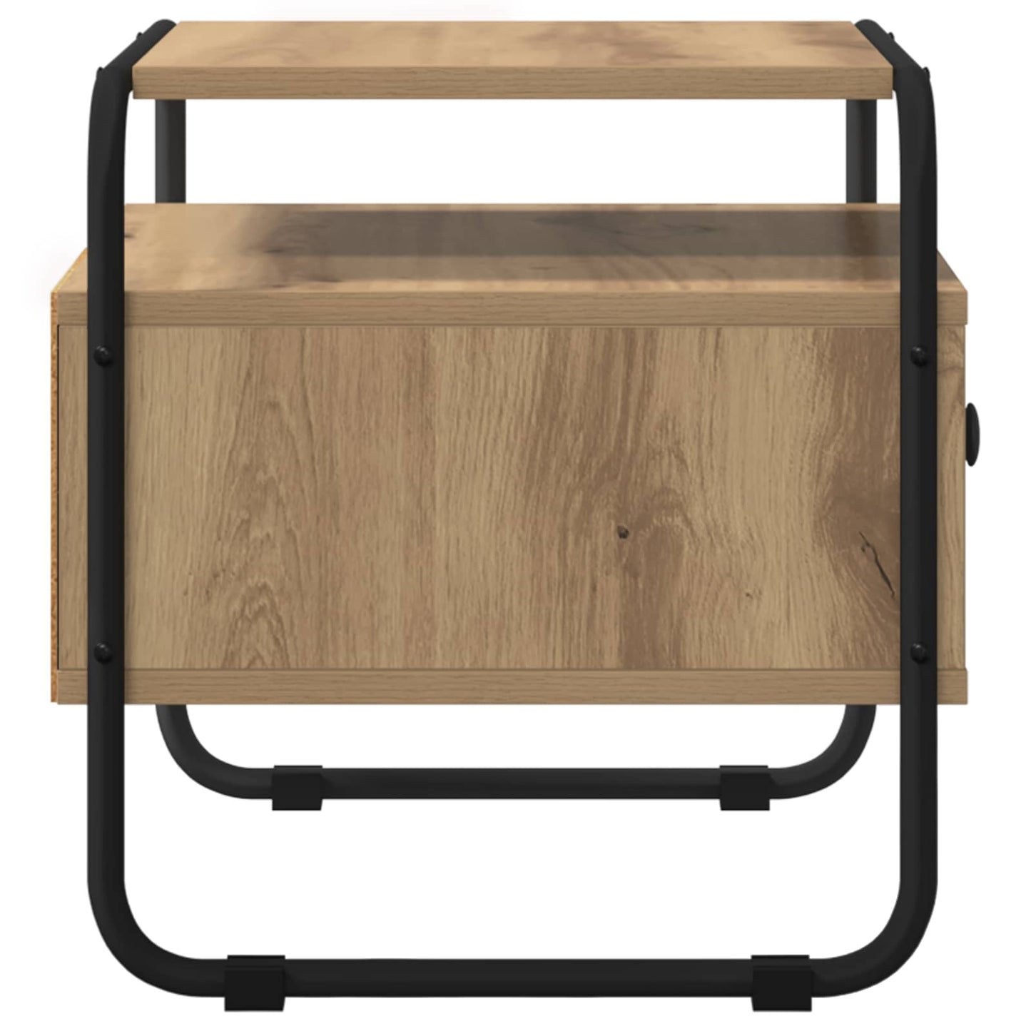 vidaXL Bedside Cabinet Artisan Oak 40 x 39.5 x 40 cm Engineered Wood