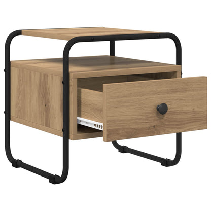 vidaXL Bedside Cabinet 2 pcs Artisan Oak 40 x 39.5 x 40 cm