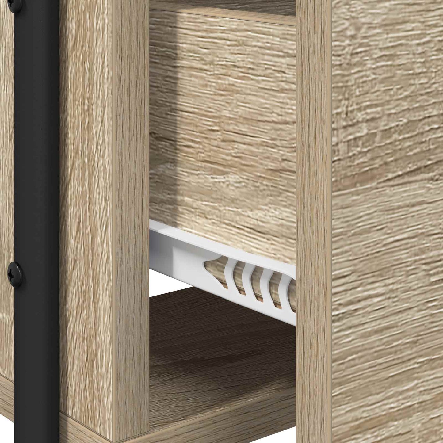 vidaXL Dressing Table Sonoma Oak 100 x 36.5 x 136 cm Engineered Wood