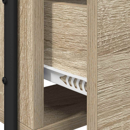 vidaXL Dressing Table Sonoma Oak 100 x 36.5 x 136 cm Engineered Wood