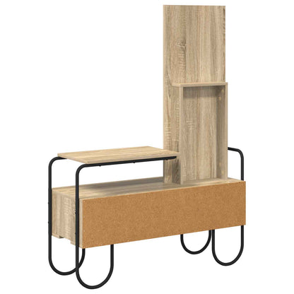 vidaXL Dressing Table Sonoma Oak 100 x 36.5 x 136 cm Engineered Wood