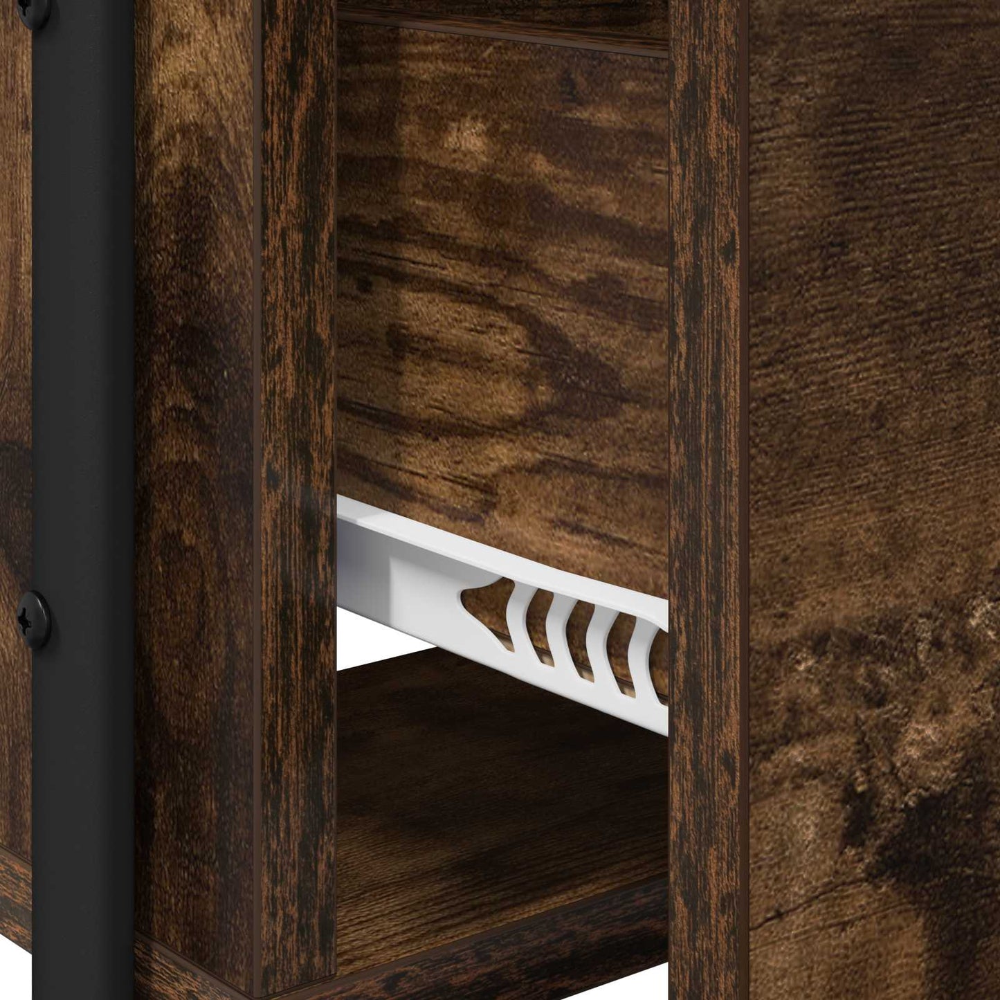 vidaXL Dressing Table Smoked Oak 100 x 36.5 x 136 cm Engineered Wood