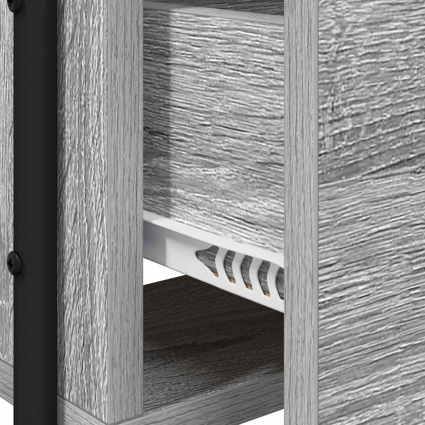 vidaXL Dressing Table Grey Sonoma 100 x 36.5 x 136 cm Engineered Wood