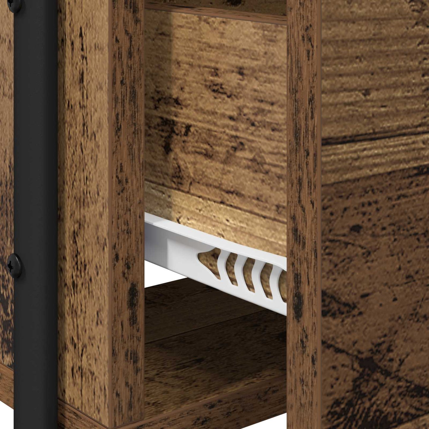 vidaXL Dressing Table Old Wood 100 x 36.5 x 136 cm Engineered Wood