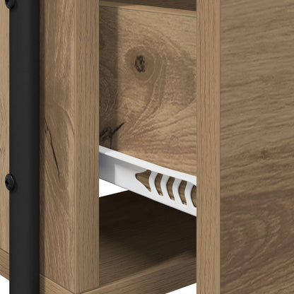 vidaXL Dressing Table Artisan Oak 100 x 36.5 x 136 cm Engineered Wood