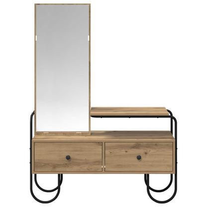 vidaXL Dressing Table Artisan Oak 100 x 36.5 x 136 cm Engineered Wood