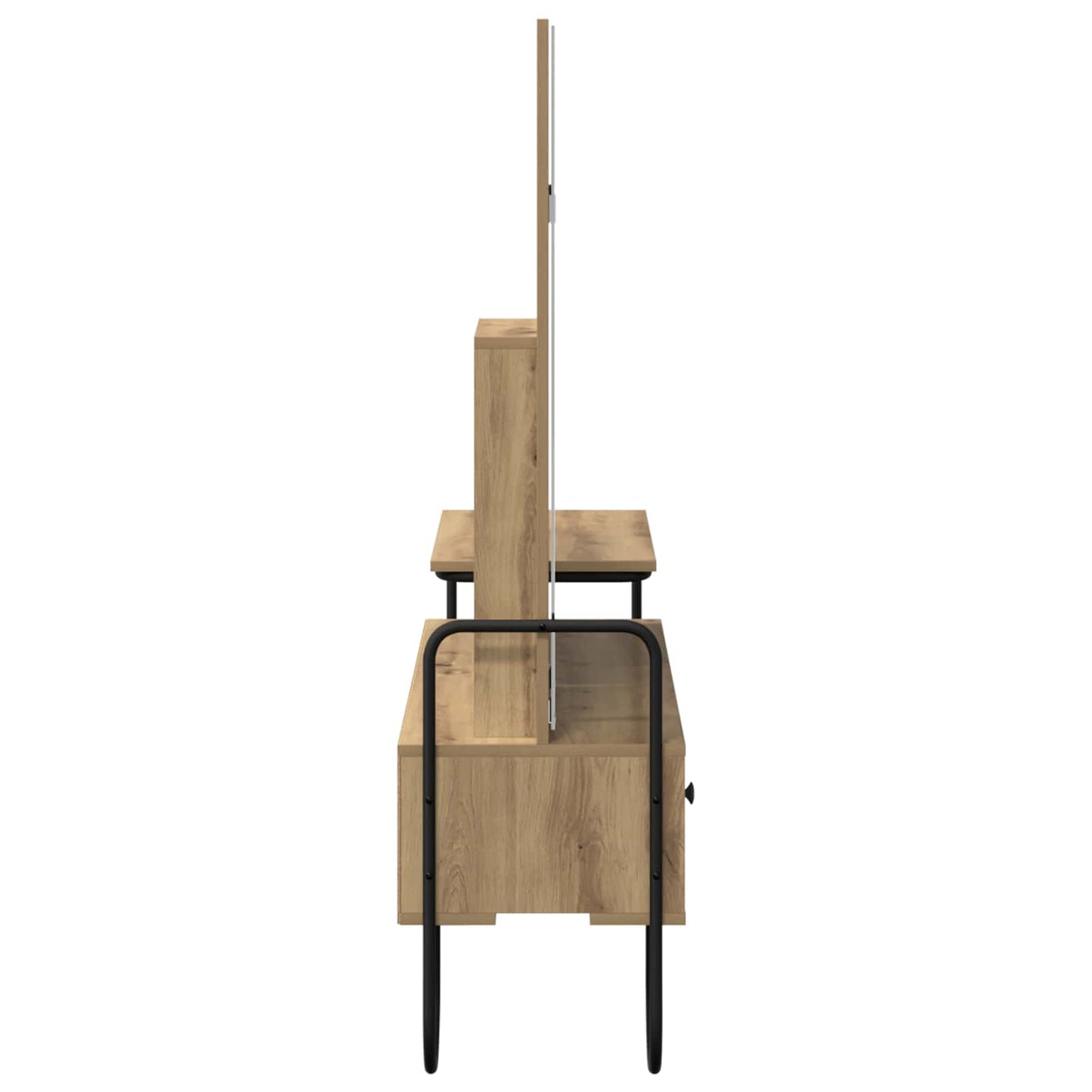 vidaXL Dressing Table Artisan Oak 100 x 36.5 x 136 cm Engineered Wood