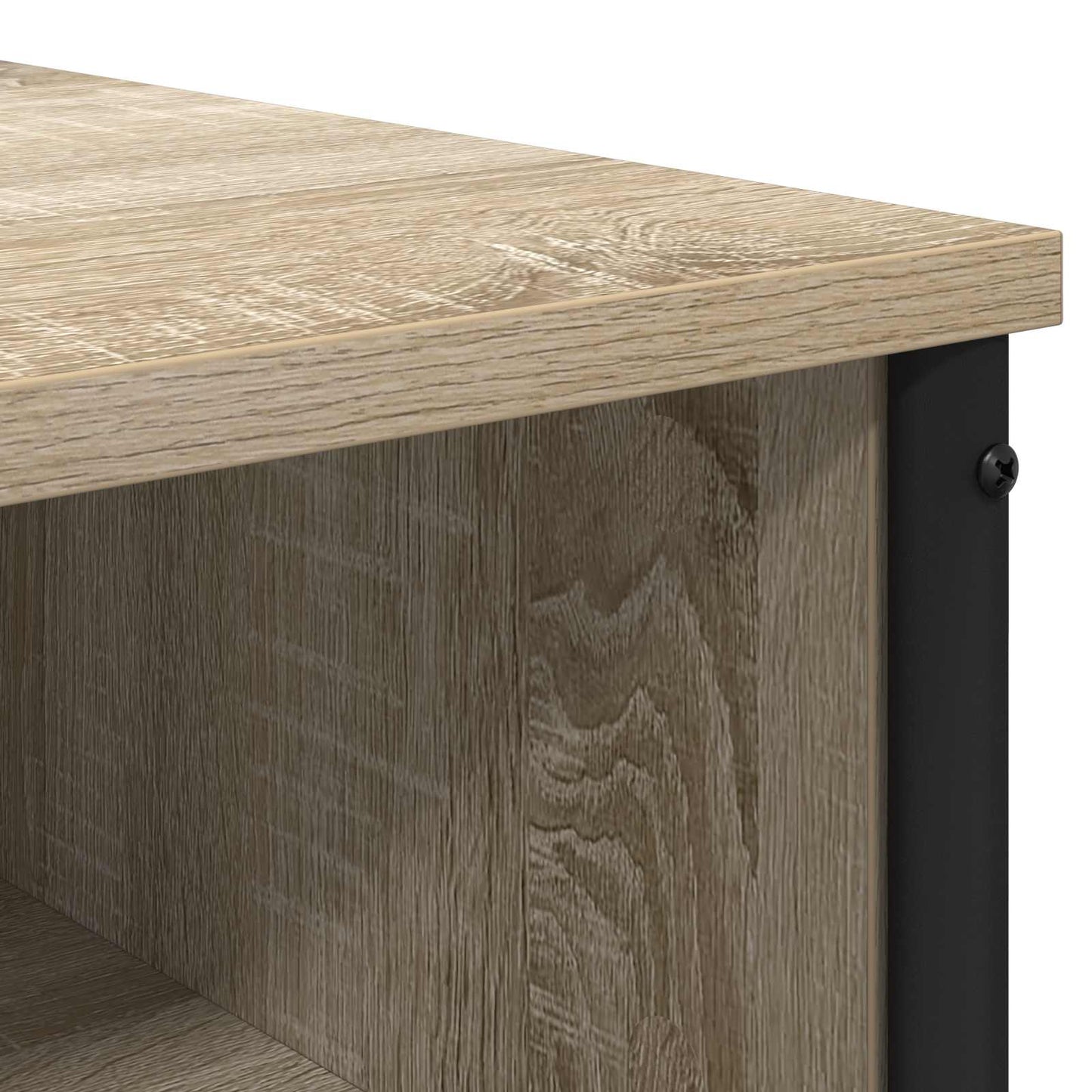 vidaXL Dressing Table Sonoma Oak 81 x 40 x 131 cm Engineered Wood