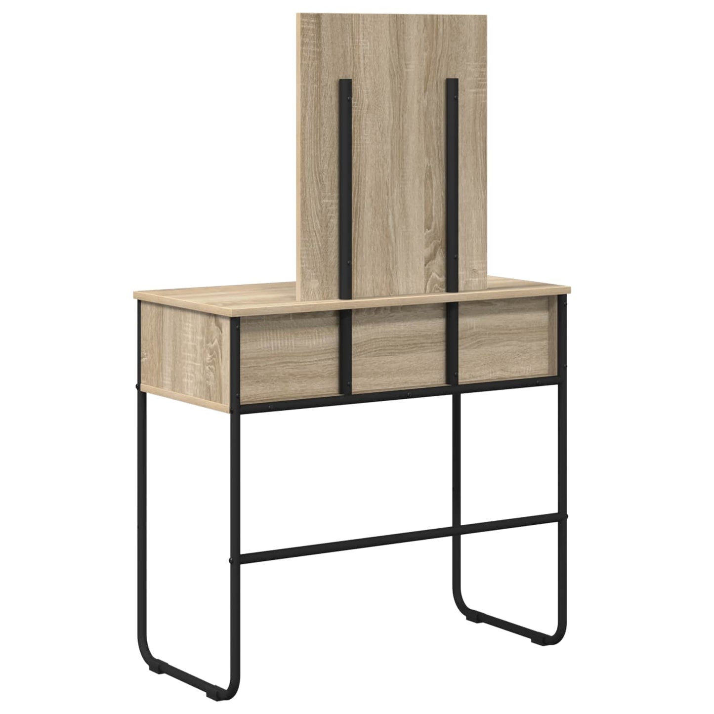 vidaXL Dressing Table Sonoma Oak 81 x 40 x 131 cm Engineered Wood