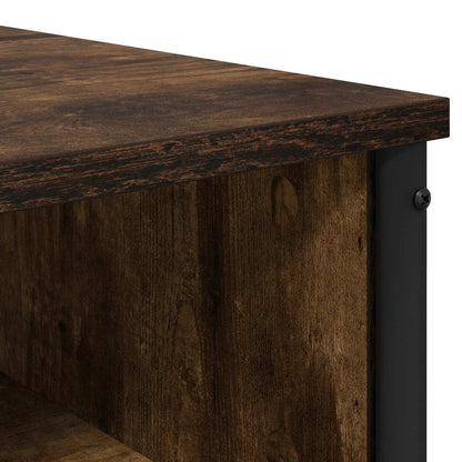 vidaXL Dressing Table Smoked Oak 81 x 40 x 131 cm Engineered Wood