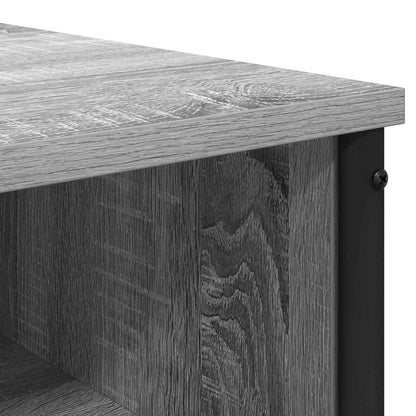 vidaXL Dressing Table Grey Sonoma 81 x 40 x 131 cm Engineered Wood