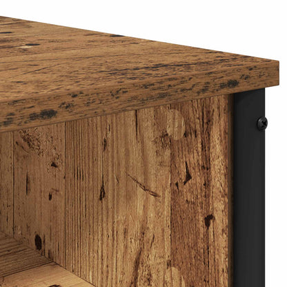 vidaXL Dressing Table Old Wood 81 x 40 x 131 cm Engineered Wood