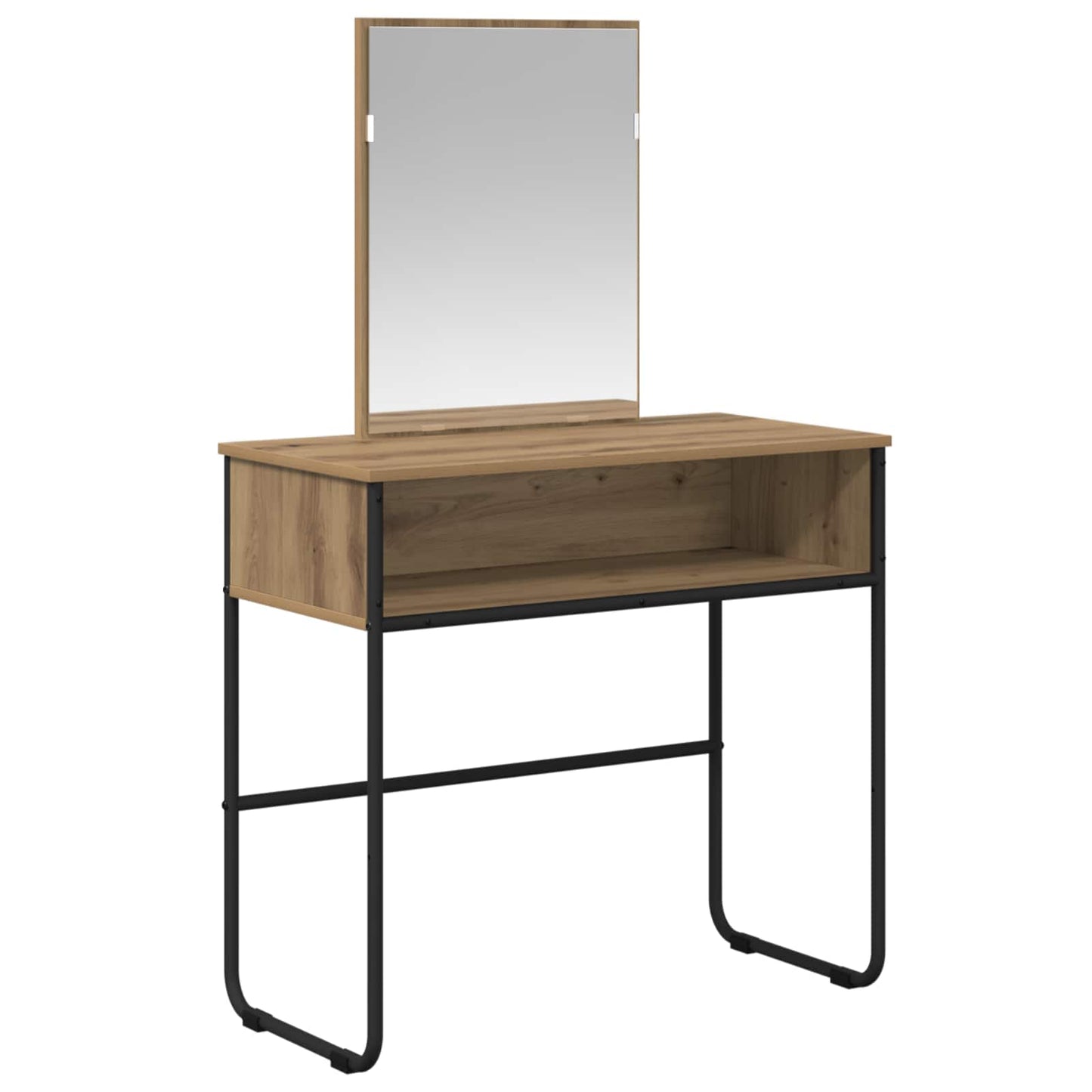 vidaXL Dressing Table Artisan Oak 81 x 40 x 131 cm Engineered Wood