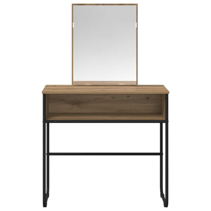 vidaXL Dressing Table Artisan Oak 81 x 40 x 131 cm Engineered Wood